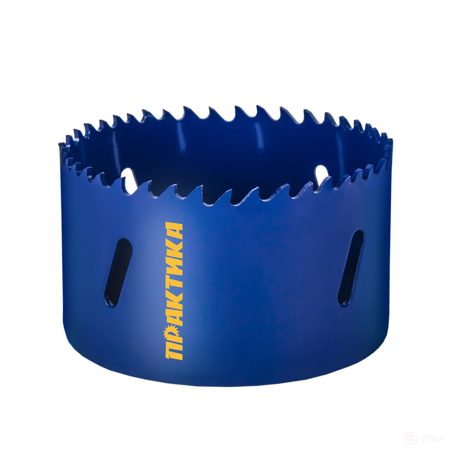 Коронка биметаллическая ПРАКТИКА 76 мм (1шт), клипса (036-049)