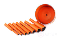 Алмазная коронка MESSER TETRIS по керамограниту диаметр 12 мм длина 35 мм