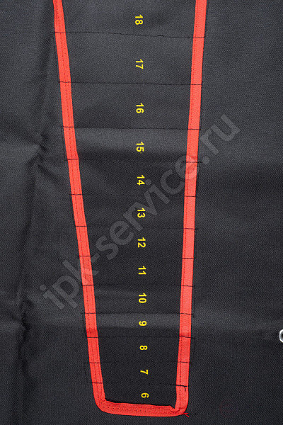 Сумка-скатка на 25 ключей, полиамид, черная