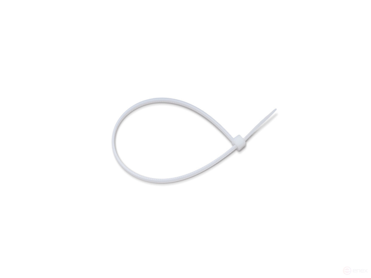 Стяжка нейлоновая, бел. 2*95 mm Ripo (упак. 100 шт.)