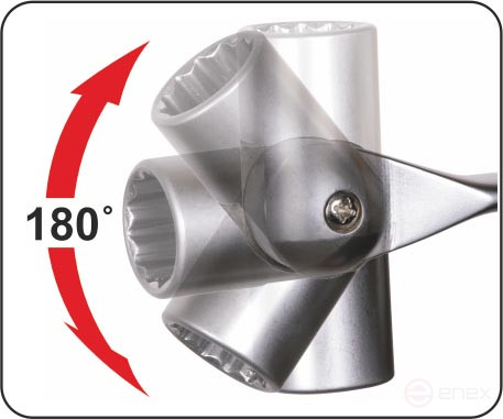 Ключ рожково-торцевой 15*15 (АвтоDело) 30515