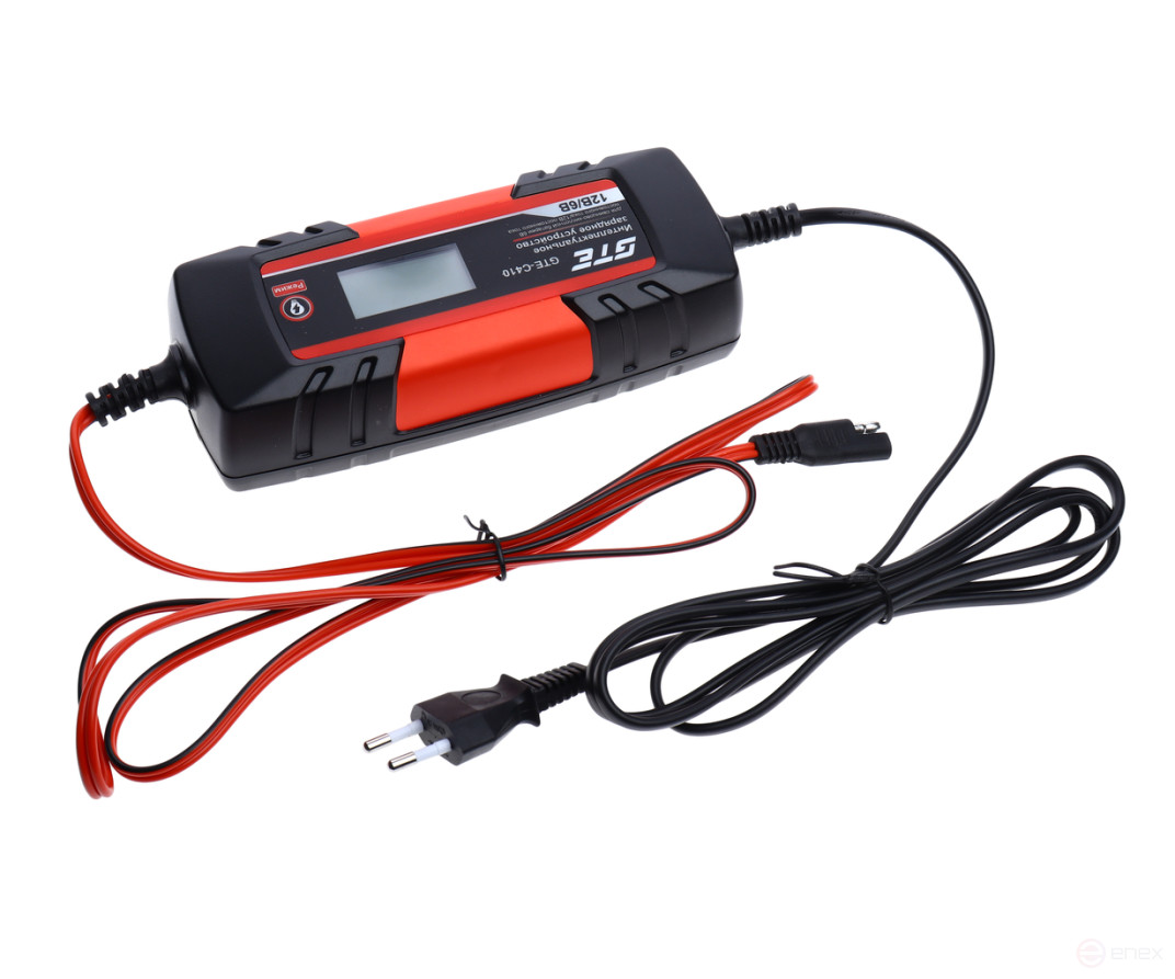 Устройство зарядное интеллектуальное 6В/1А, 12В/1А, 12В/4А GTE