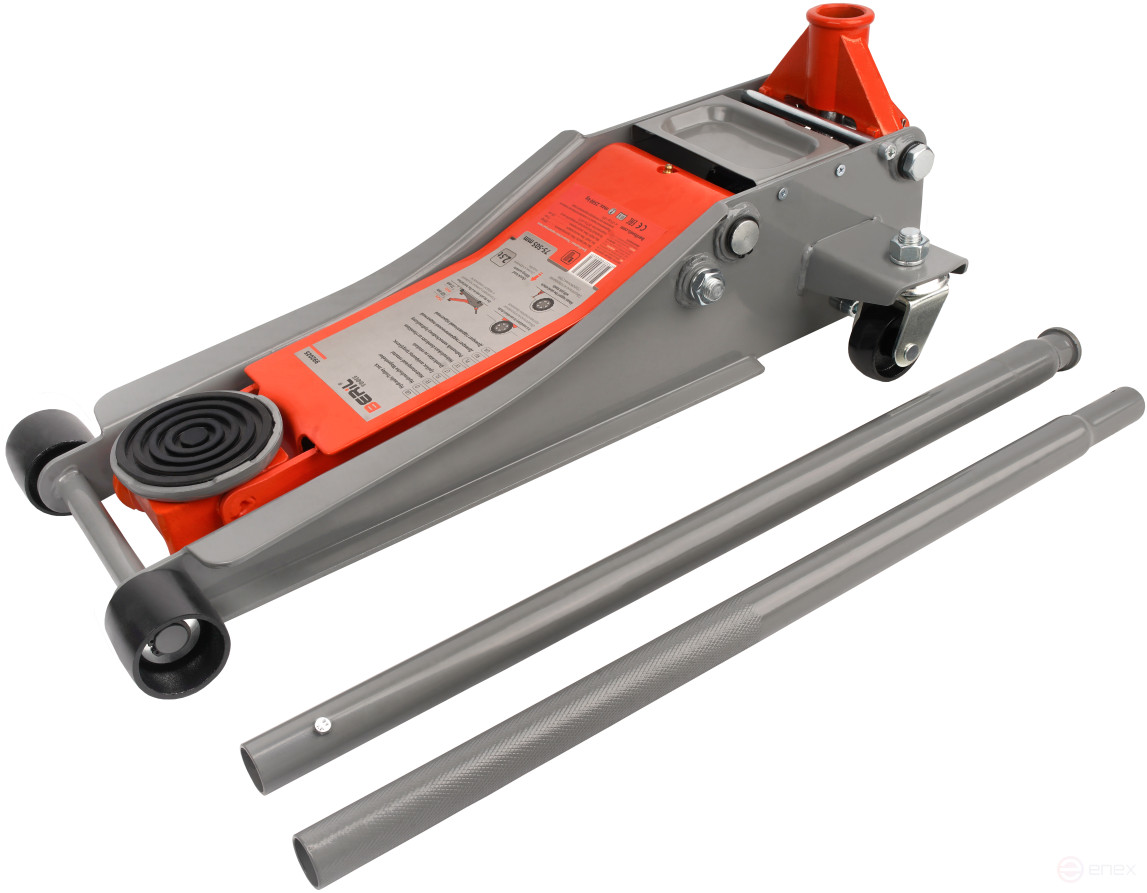 The hydra jack. tire fitting 2.50t (75-505mm, CE, sliding, double pump) BERIL