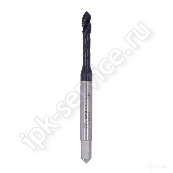 Метчик машинный с винтовой канавкой М12*1,75 осн Р6М5К5 TiCN DIN376