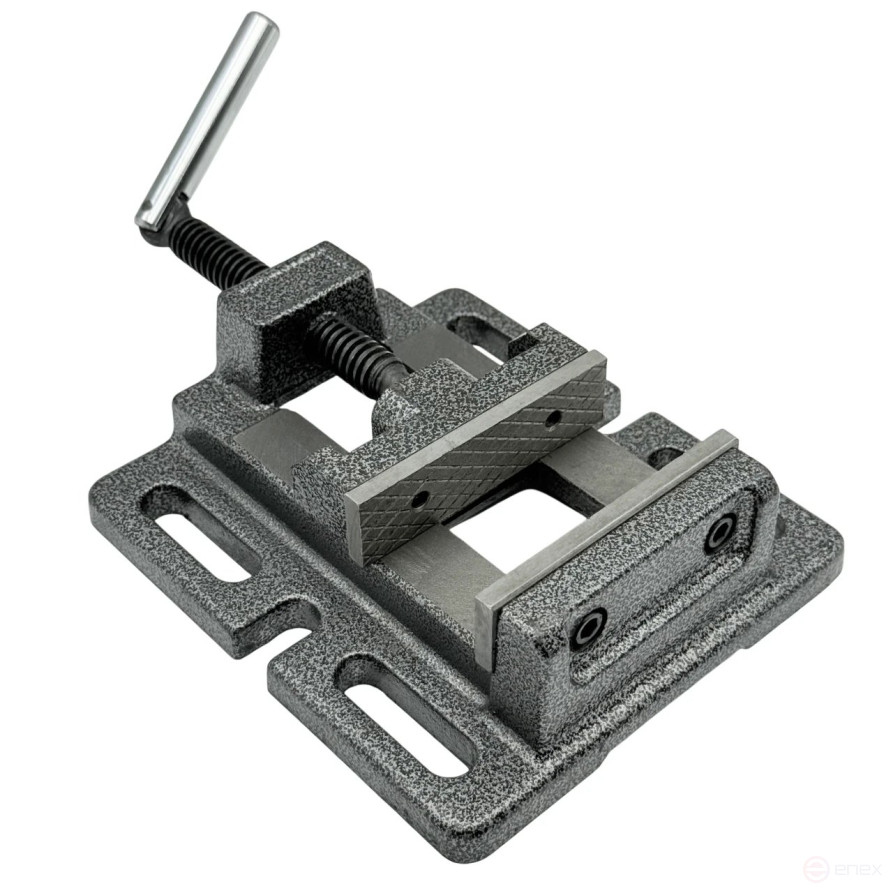 Machine tool vise for drilling machines, non-rotating L jaws 75 mm, series Q193A TORNERI T025884
