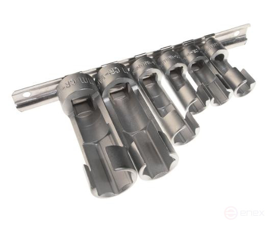 Set of split 6-sided 6-piece JTC heads