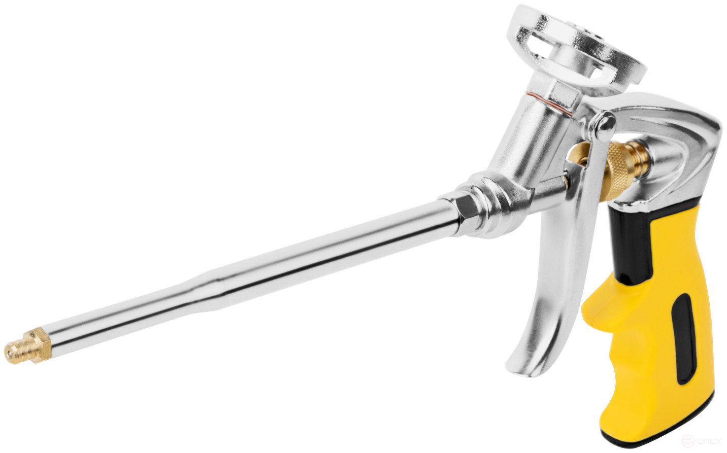 Mounting foam gun, Profi, aluminum body, rubberized handle