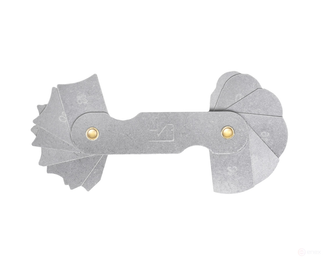 Набор шаблонов радиусных №2 (R 8 - 25мм) ЧИЗ