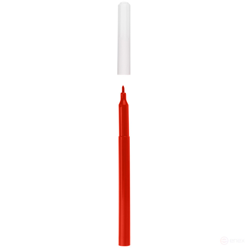 Фломастеры СТАММ "Веселые игрушки", 10цв., смываемые, пластик. пенал, европодвес