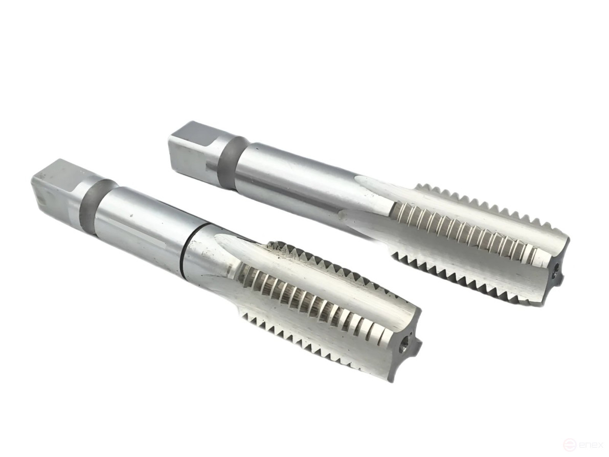 Метчик трубный машинно-ручнoй G 3/4" Р6М5 комплект из 2-х штук