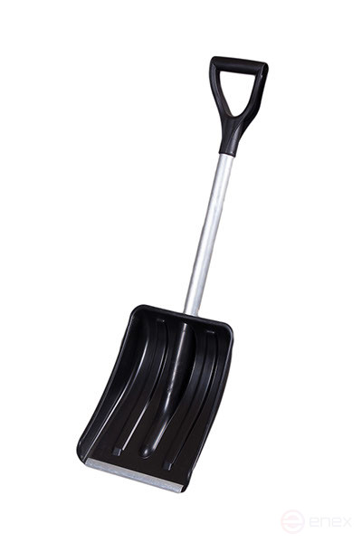 Лопата автомобильная "Авто Люкс"пластмассовая цельнолитая с металлической планкой