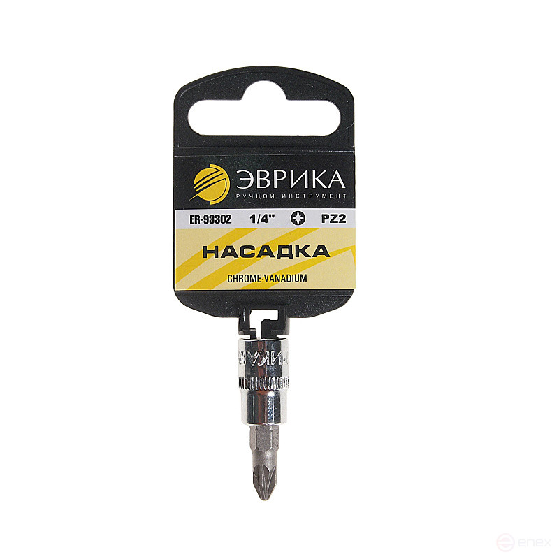 Nozzle ER-93302H 1/4" DR posidrive PZ2 (with holder) EUREKA 1/240