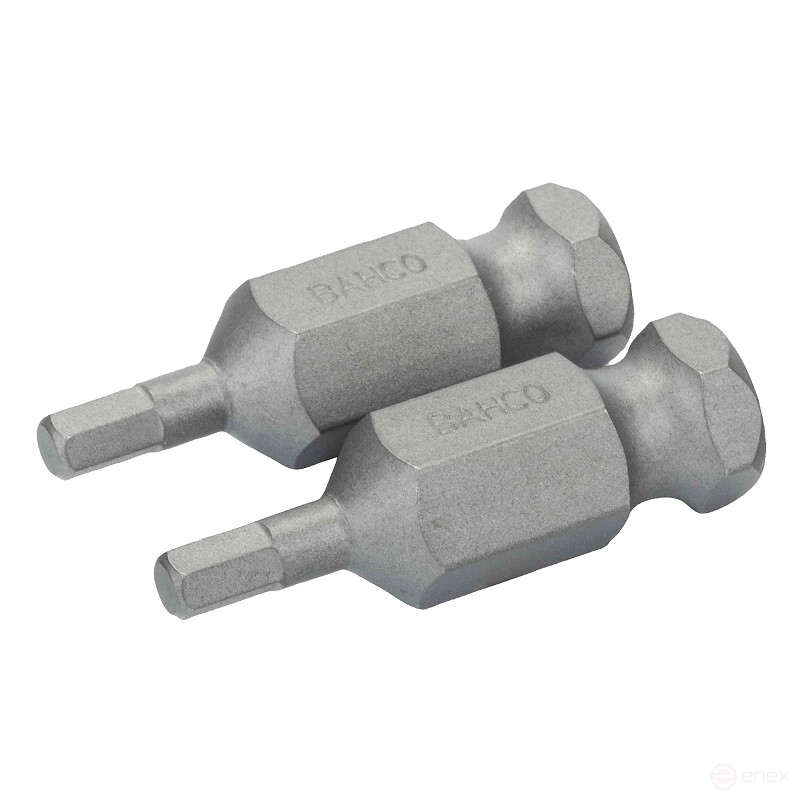 Bits for screws with hex socket, 17x38 mm, 2 pcs