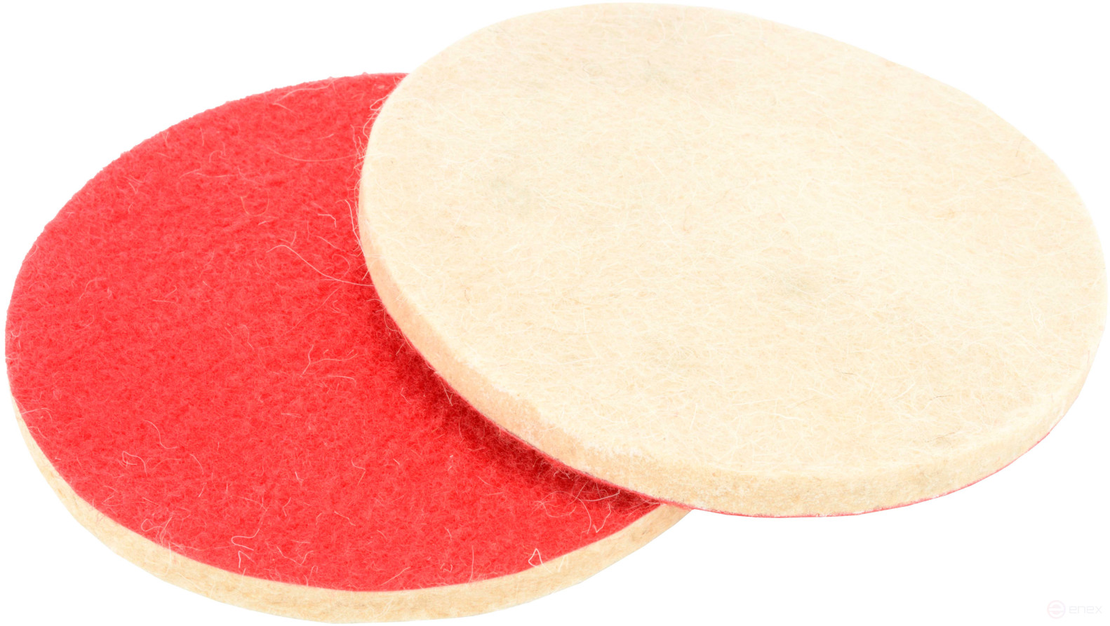 Felt circle attachment with Velcro D-125*6mm Car Seat (k-t 2 pcs) 44064