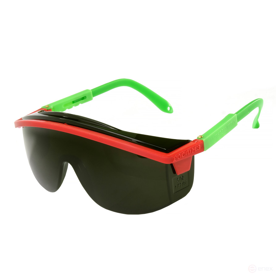 Safety glasses open O37 UNIVERSAL TITAN StrongGlass (5), 30 pcs.