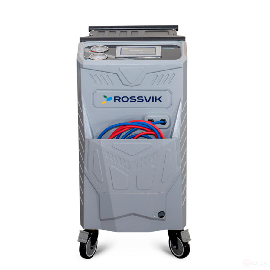 Installation for maintenance of ROSSVIK AC2000 air conditioners. 7" Touch Screen, Automatic machine + database