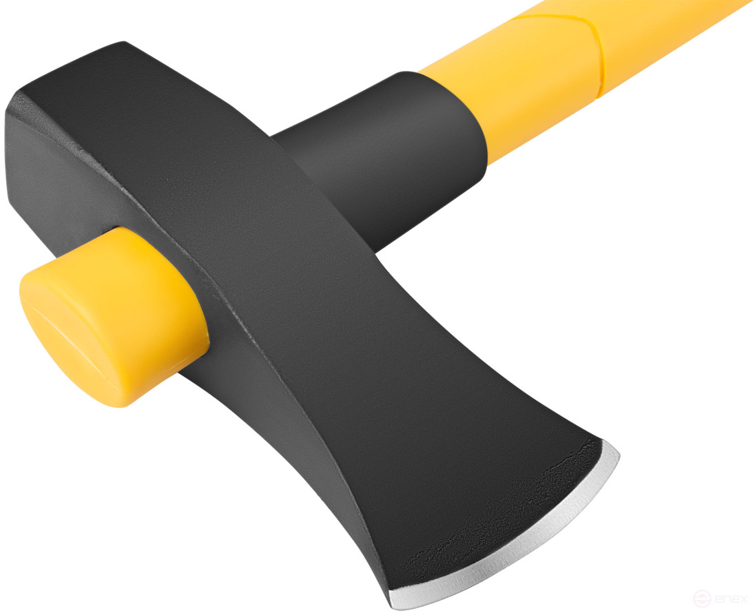 Forged cleaver, fibreglass long handle of the reverse type 900 mm, 2700 gr.