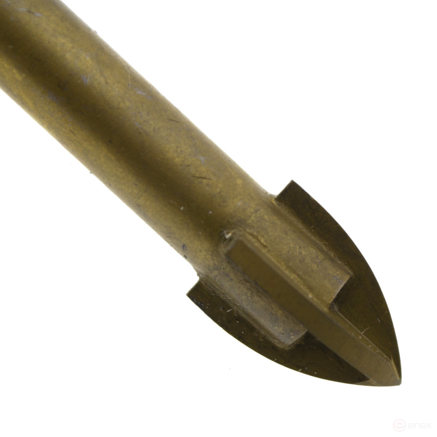 Сверло по кафелю и стеклу 12 мм, квадро, HEX, Чеглок (500/1000)