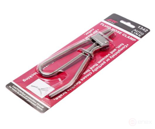 A device for clamping pipelines of the fuel, brake, and vacuum systems of JTC