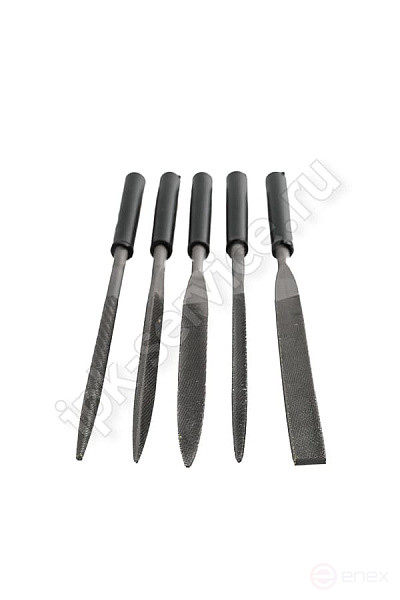 Набор надфилей 160 №00 (кр,полукр,плск,квдр,трхгр)