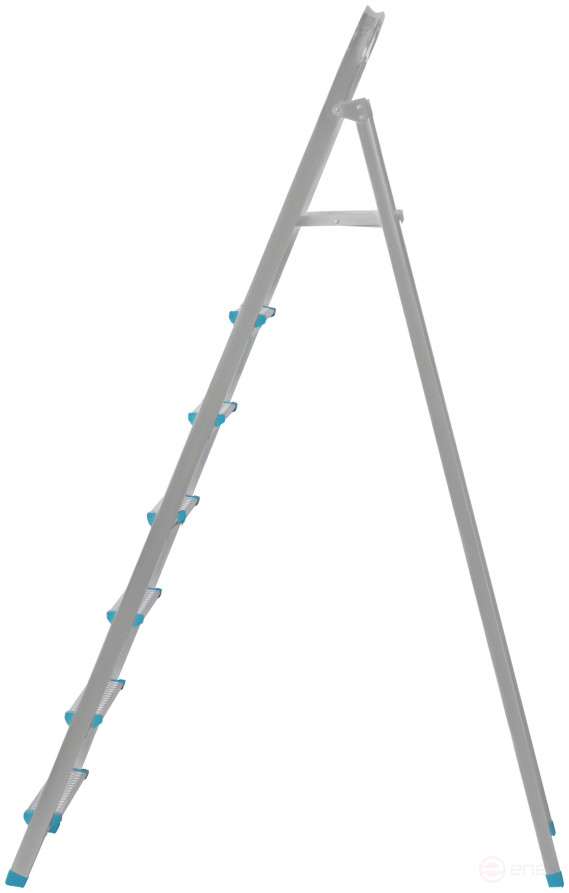 Steel ladder, 7 steps, weight 7.3 kg
