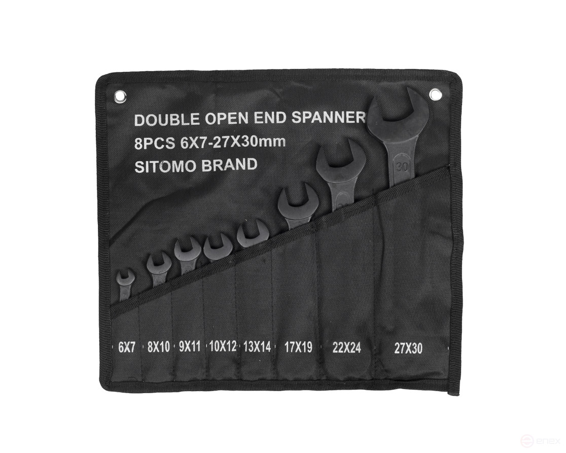 Набор ключей гаечных рожковых двусторонних 8 шт. 6-30 SITOMO