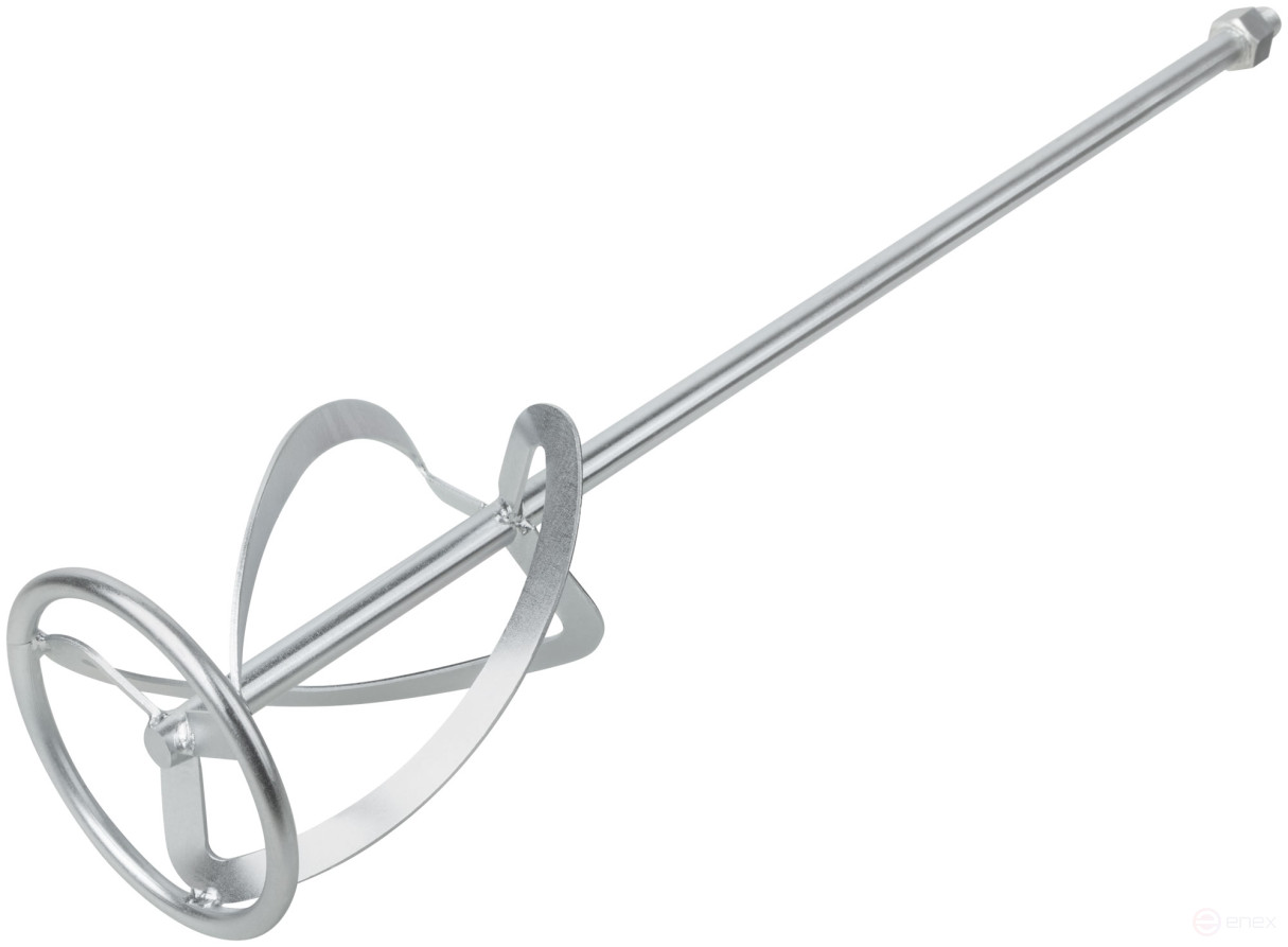 Миксер для легких строительных смесей усиленный Профи, хвостовик М14, 120х590 мм