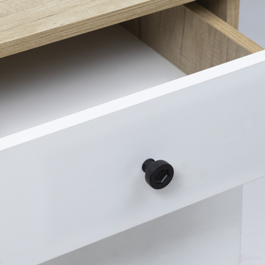 Ручка меб. FONDO, матовый черный, AKS