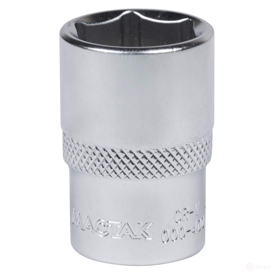 Головка торцевая стандартная шестигранная 1/2", 19 мм МАСТАК 000-40019