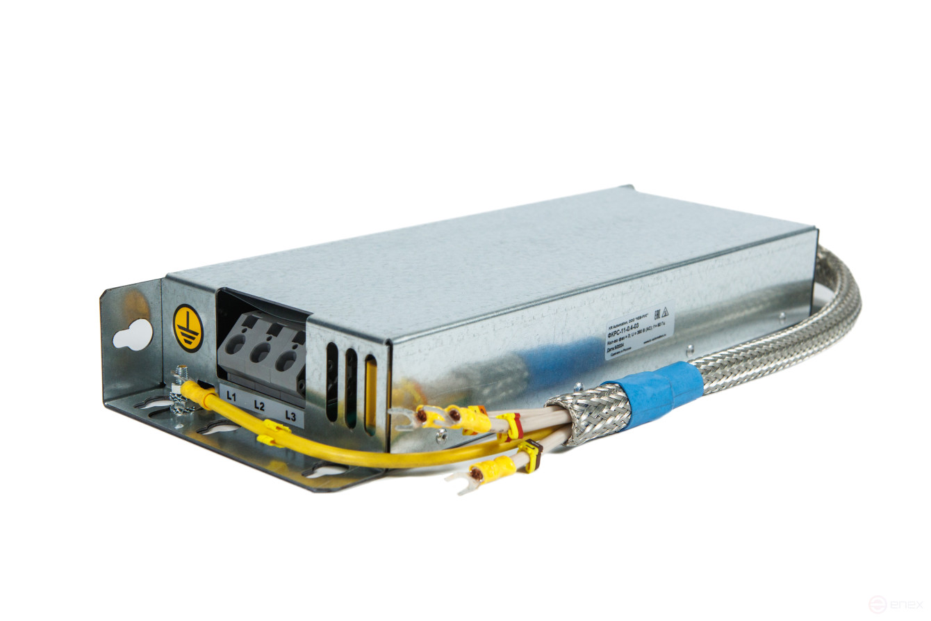 EMC filter for frequency converters of 15 kW, Rated current 50A, Voltage 380 V, FCRS-15-0,4-03