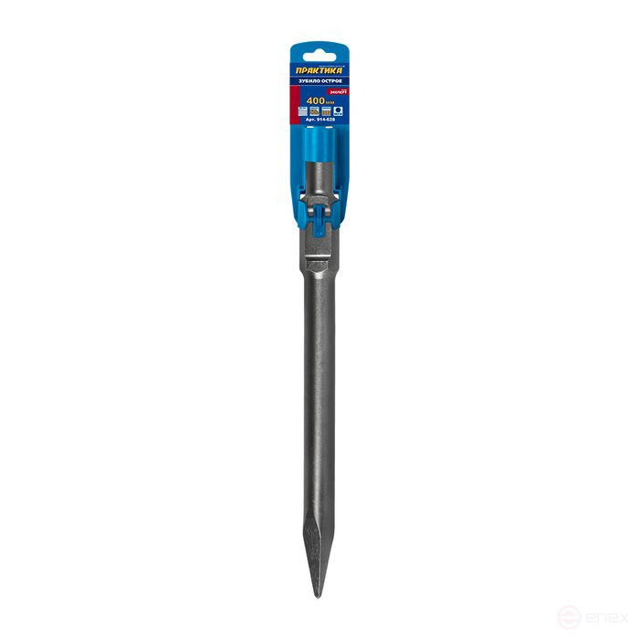 Зубило HEX пикообразное ПРАКТИКА 30x400mm серия Эксперт (914-628)