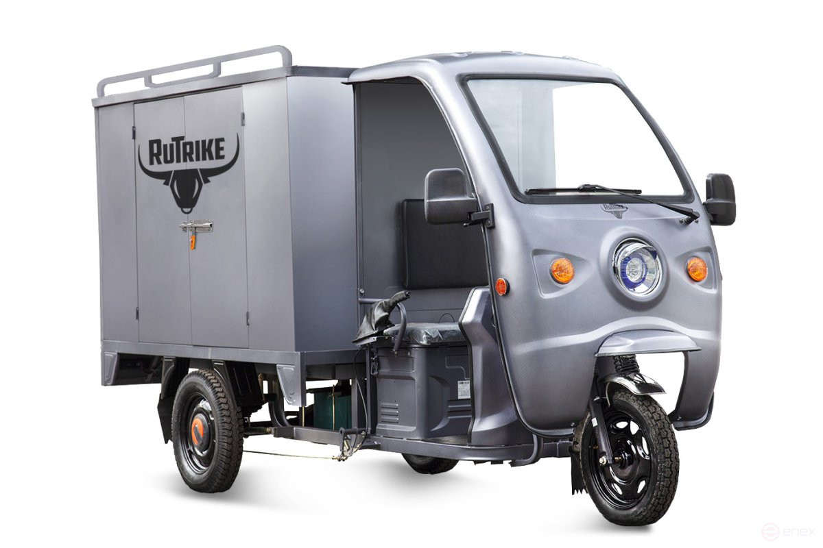 Грузовой электротрицикл Rutrike КАРГО 1800 60V1000W, темно-серый