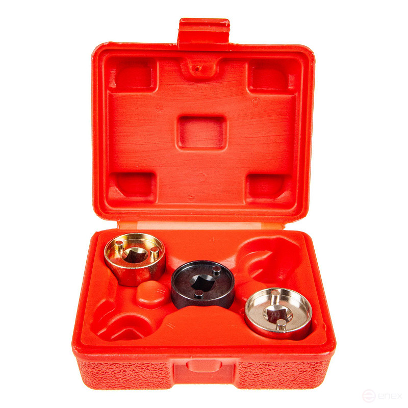 Set of ER-86129 heads for adjusting the camshaft of VAG group engines, in the EUREKA /1/30 case