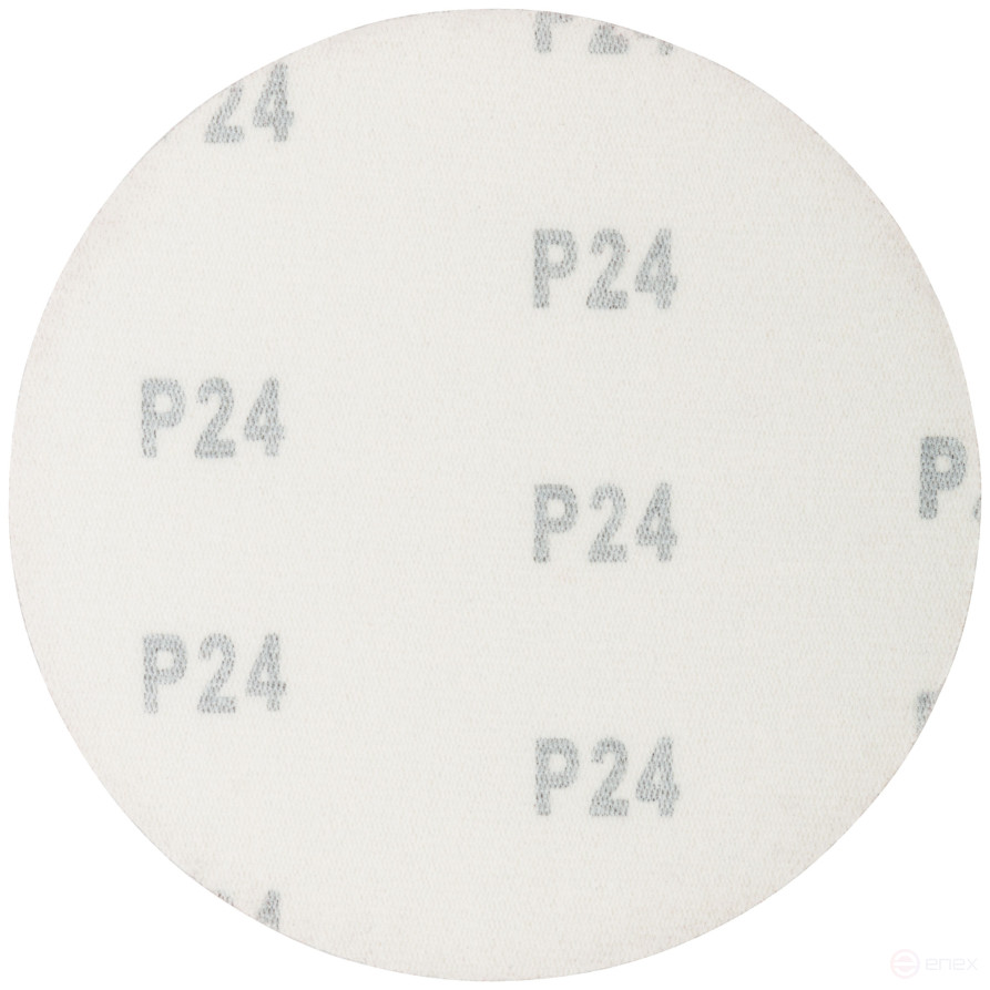 Круги абразивные шлифовальные на ворсовой основе под "липучку" (Р24, 125 мм, 5шт.), Cutop Profi