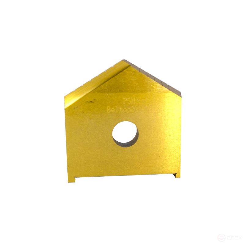 Drill bit (plate) 90 P6M5 for metal TIN 2000-1261 GOST 25526-82 Beltools