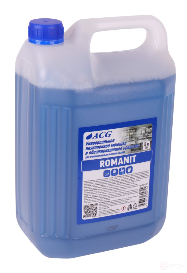 ACG ROMANIT Universal low-foaming detergent for cleaning rooms 5 l (1 pc.) 1027404