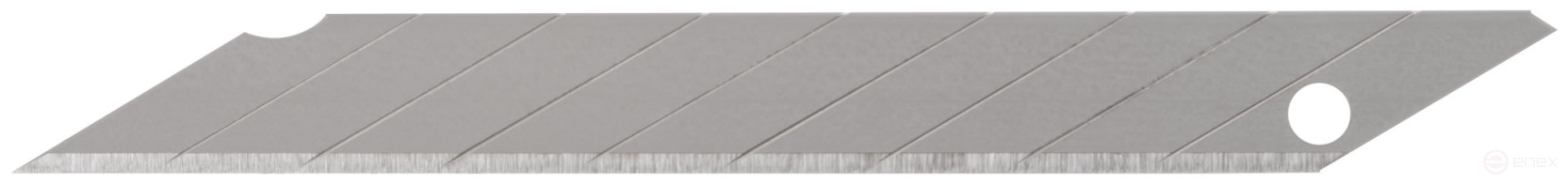Blades for a 9 mm technical knife, 9 segments, 30 degree angle (10 pcs.)