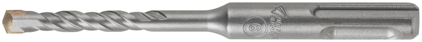Бур по бетону SDS PLUS с двойной резьбой 6х110 мм