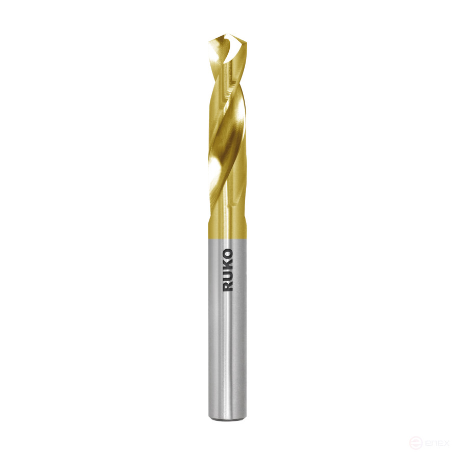 Spiral short drill bit HSS-G N Ø 3,7 TiN