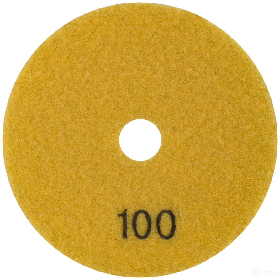 Diamond flexible grinding wheel AGSHK (Velcro), dry grinding, 100 mm, P 100