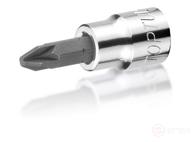 Socket head with insert 3/8" PZ2 L=48 mm TOPTUL