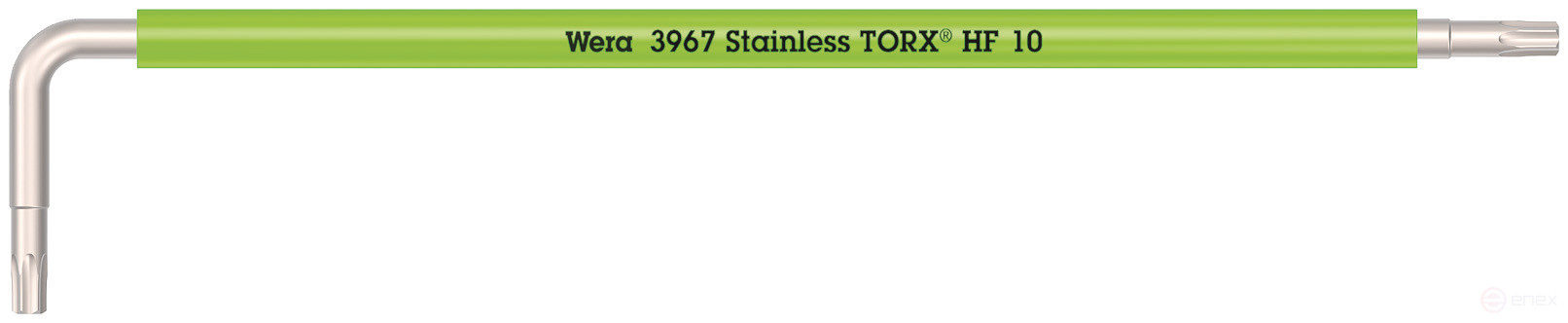 3967 SXL HF TORX® Multicolour Г-образный ключ с функцией фиксации крепежа, удлиненный, нержавеющая сталь, TX 10 x 112 мм