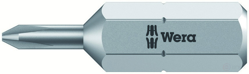 851/1 J PH биты, вязкая твёрдость, под азиатские винты, хвостовик 1/4" C 6.3, PH 0 x 25 x 2.5 мм