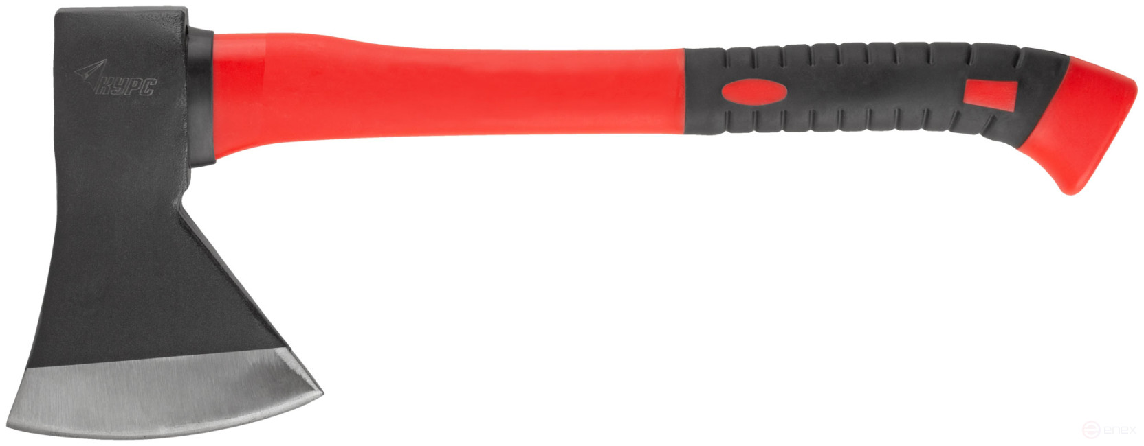 The axe is forged steel, reinforced fiberglass handle 1000 gr.