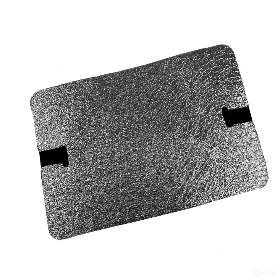 Tourist seat, 5 - layer lilac, with foil, moisture-resistant, multi-layered, foam/karemat, camping seat, hiking/hiking trunk 350x240x25 mm