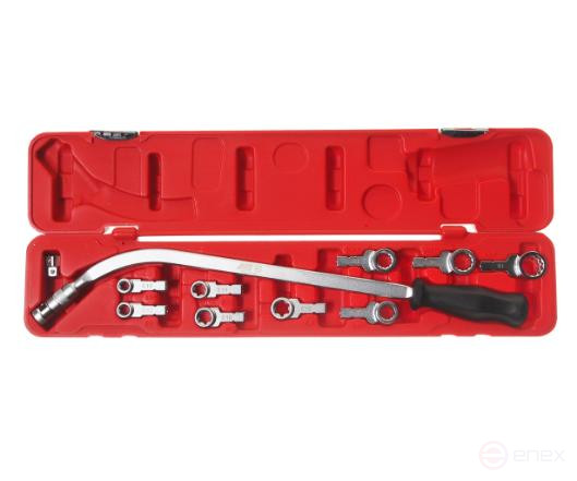 Набор инструментов для натяжения и замены поликлинового ремня универсальный JTC