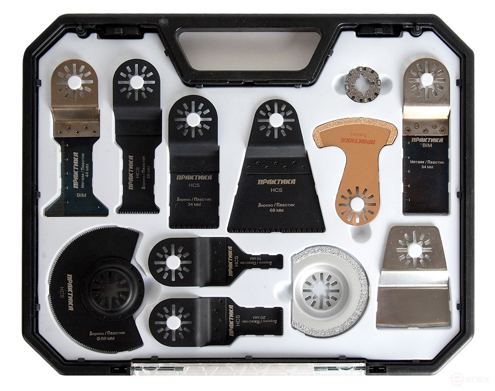 Набор насадок для МФИ ПРАКТИКА 12 шт универсальный №7 в кейсе (240-560)