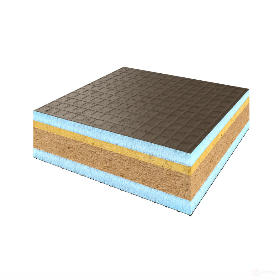 Панель Комфорт+ 1250х600х28 #2 бейсик6/мембрана4/двп12/бейсик5