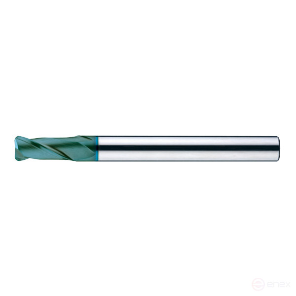 Radius milling cutter D12xR0.3x22x80x12z2 TiSiN-nano