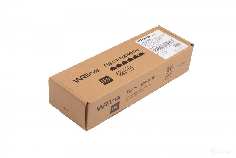 WRline WR-PL-12-C5E-WL-D Патч-панель настенная, 12 портов RJ-45, категория 5е, с подставкой